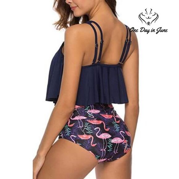 Adisputent High Waist Flounce Bikini Size XXL - Picture 2 of 5